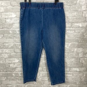 Soft Surroundings Pull on Denim Jeans